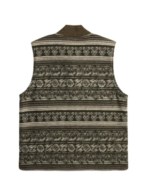 Ralph Lauren RRL reversible houndstooth-jacquard vest