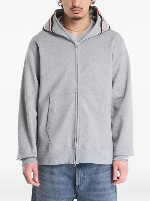 A BATHING APE® shark zip hoodie