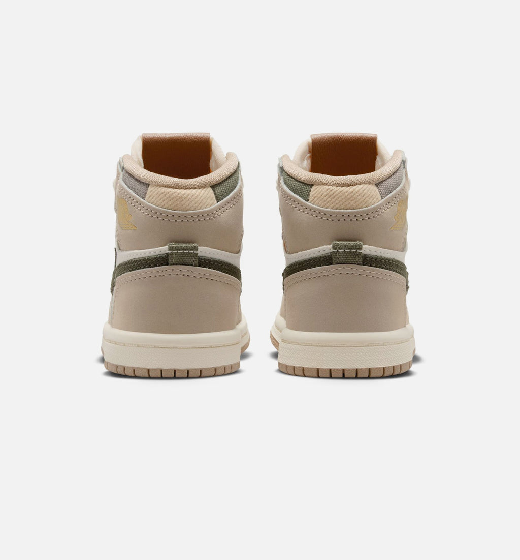 Air Jordan 1 Retro High OG "Khaki" Infant/Toddler Shoe – Khaki/Sail/Coconut Milk/Cargo Khaki