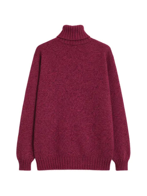 Fortela Shetland turtleneck wool sweater