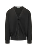 Givenchy logo-intarsia V-neck cardigan