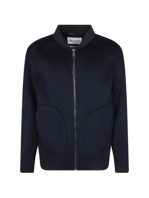 AMARÁNTO ribbed-trim bomber jacket