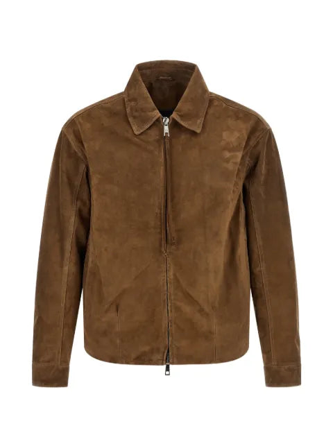 Giorgio Brato suede shirt-collar jacket