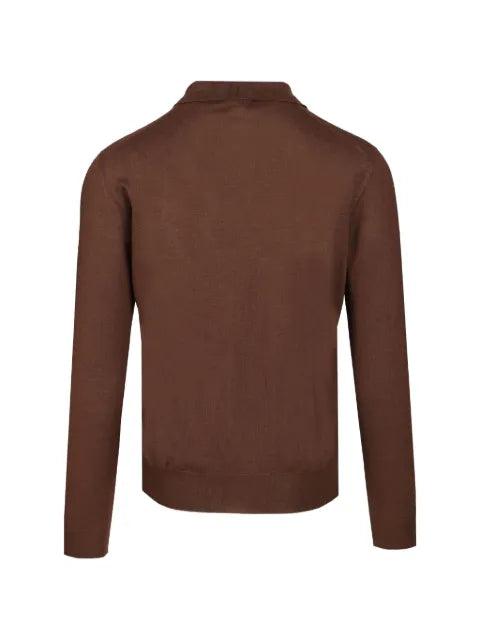 Fedeli button-fastening fine-knit sweater