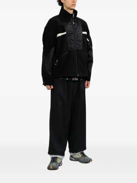 Toga panelled high-neck jacket