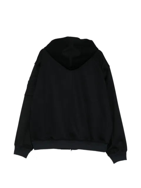 Juun.J zip-up raglan-sleeve hoodie