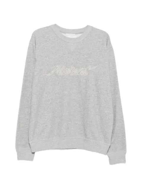 MARANT logo-embroidered crew-neck sweater