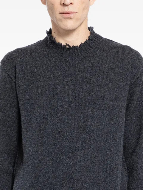Uma Wang distressed cashmere sweater