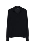 Sease open-collar wool sweater