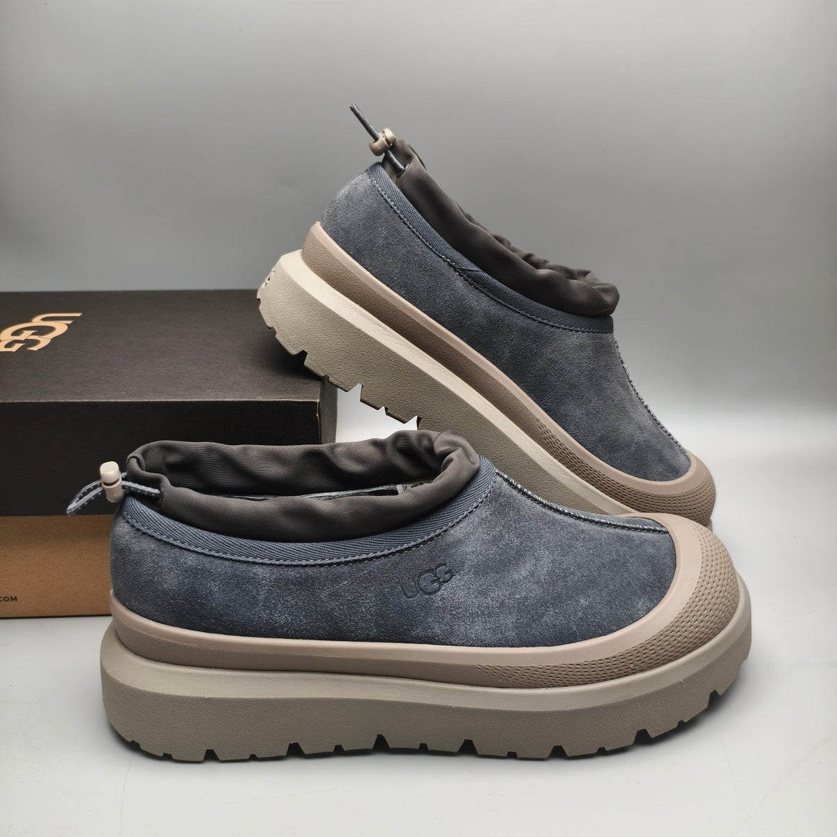 Dark Grey Slip-On Trendy Casual Sneakers — New Arrival | In Stock