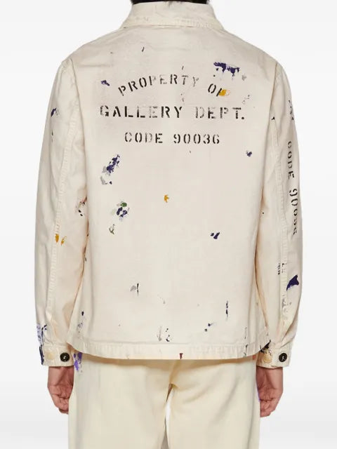 GALLERY DEPT. paint-splatter shirt jacket