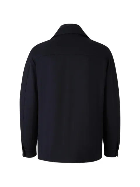 Moorer quilted-insert button-up jacket