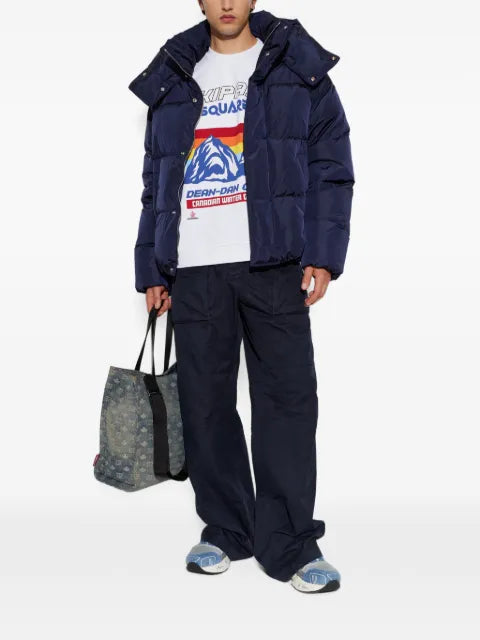 DSQUARED2 quilted hooded jacket