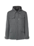 Eleventy multi-pocket hooded jacket