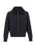 Belstaff Welder shearling-collar bomber jacket