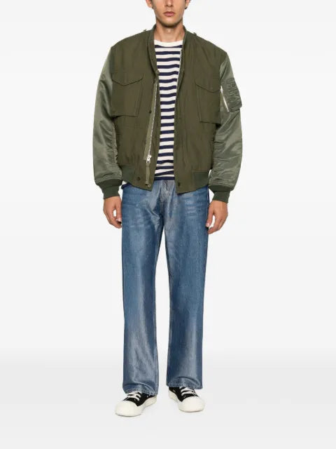 Junya Watanabe MAN panelled utility bomber jacket