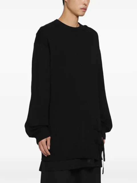 Yohji Yamamoto round-neck sweater