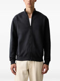 Barbour zip-up ribbed-trim sweater
