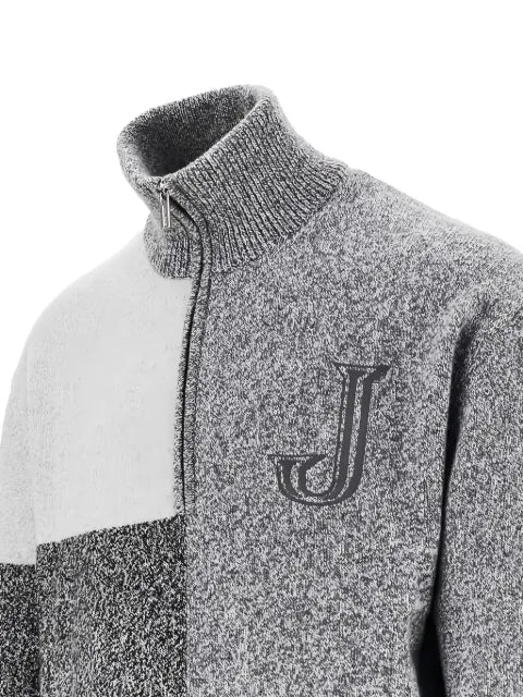 Jacquemus patchwork logo-embroidered sweater