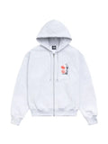 Stüssy dice-print zip-up hoodie