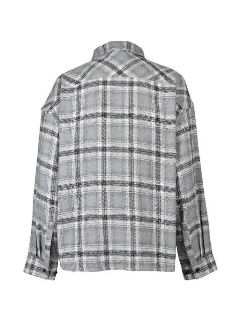 BREATH BDU check-pattern multi-pocket shirt jacket