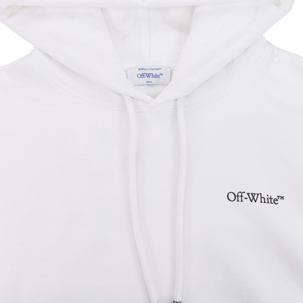 White Marker Arrow Hoodie