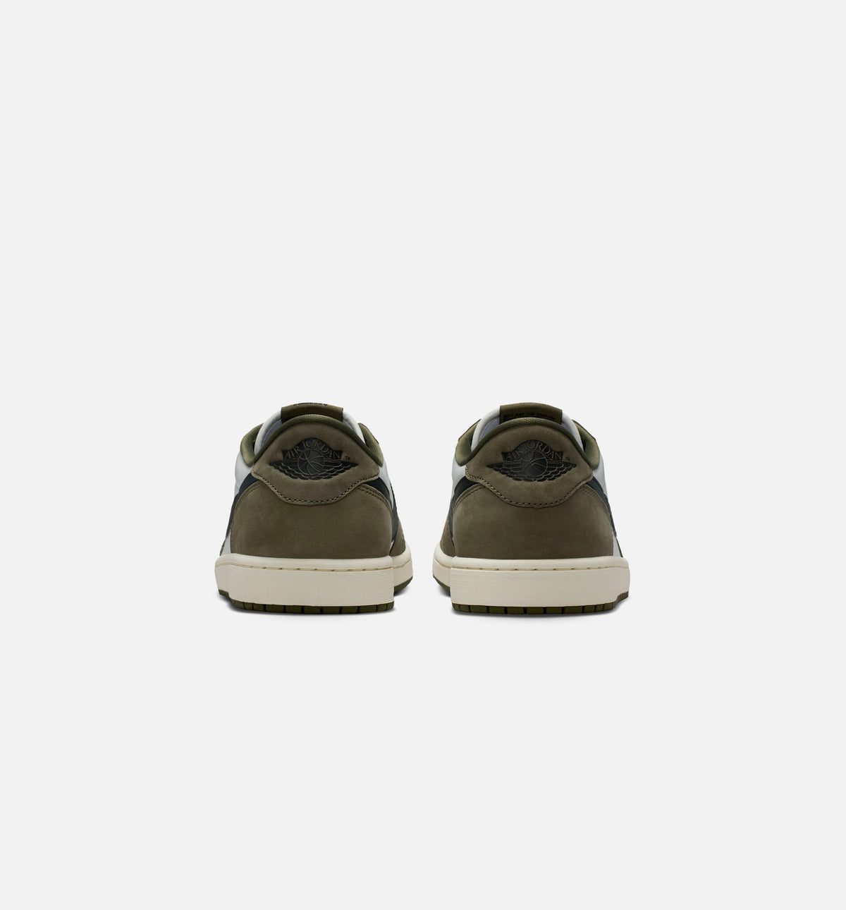 Air Jordan 1 Low OG Men's Lifestyle Shoe - Medium Olive & Summit White