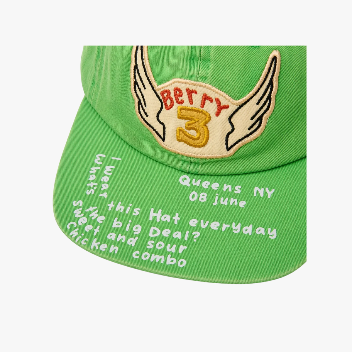 GV Gallery Raspberry Hills Chicken Combo Hat Lime Green