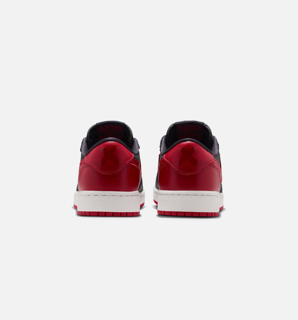 Air Jordan 1 Retro Low OG Banned Big Kids' Sneakers - Black / Red / White