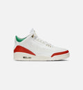 Air Jordan 3 Retro El Vuelo Men's Lifestyle Shoes - Summit White/Pine Green/Dragon Red/Metallic Gold