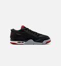 Air Jordan 4 RM Men's Sneakers - Black Wolf Grey White Varsity Red
