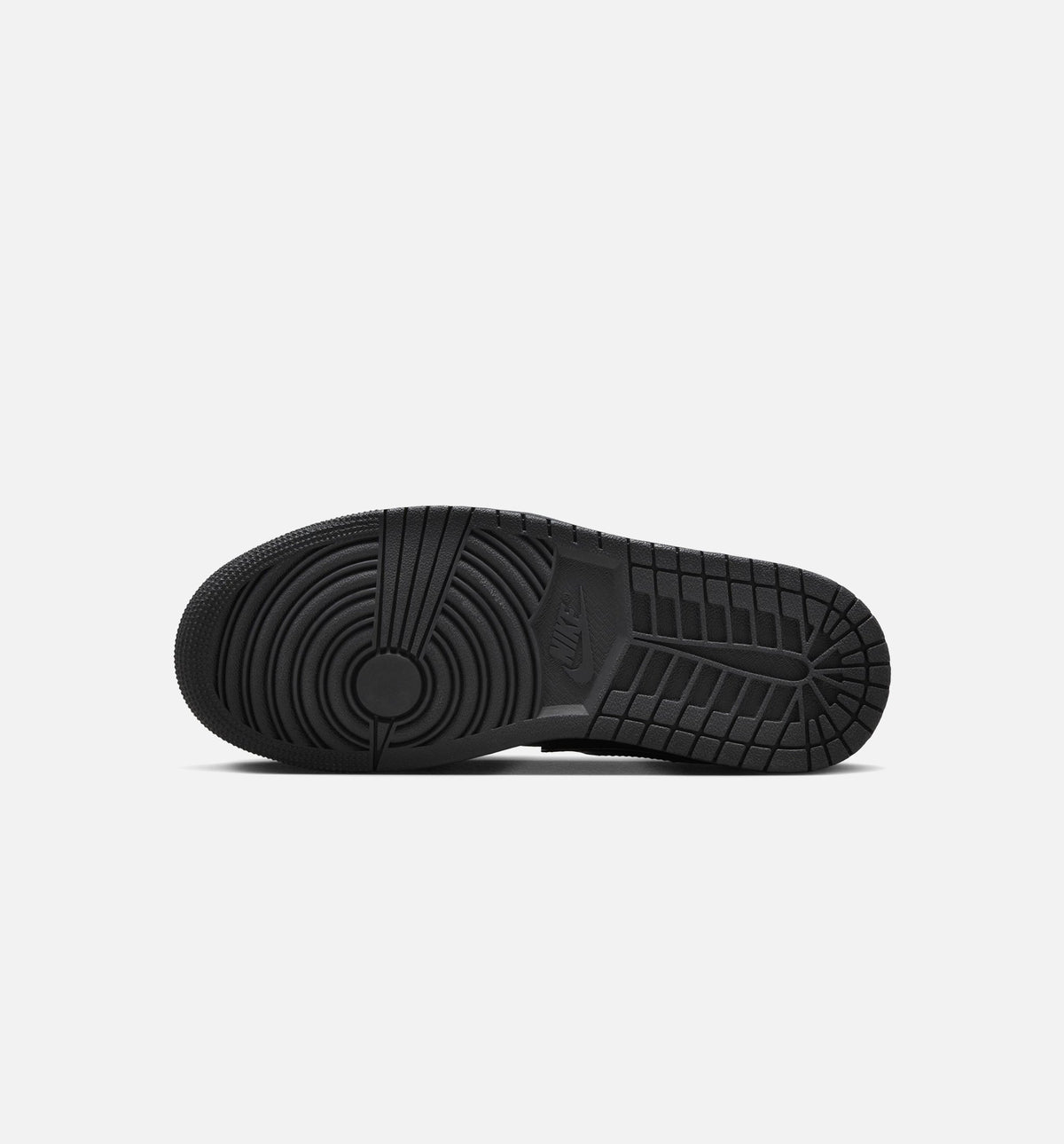 Air Jordan 1 Low Patent Elephant Women's Lifestyle Shoe - Black/White/Metallic Silver
