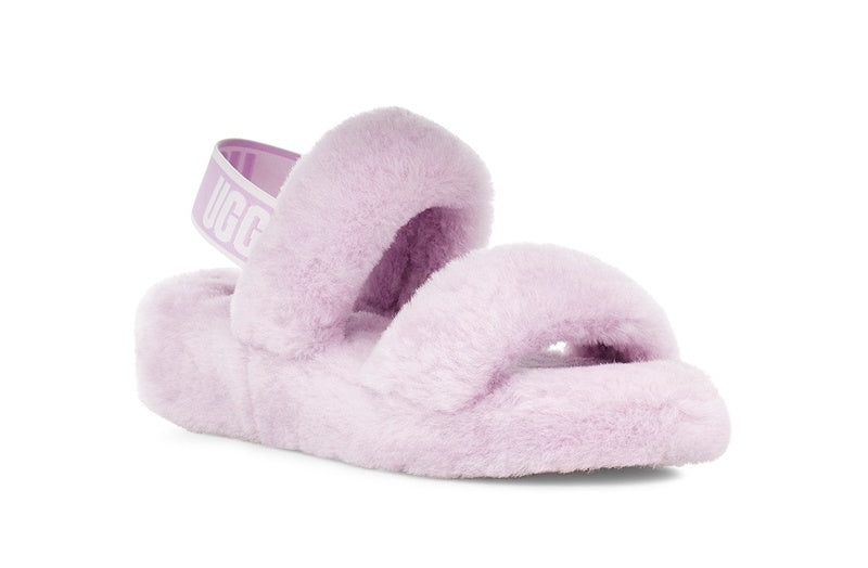 Fluffy Strap Sandals — Purple | New Arrival | In Stock