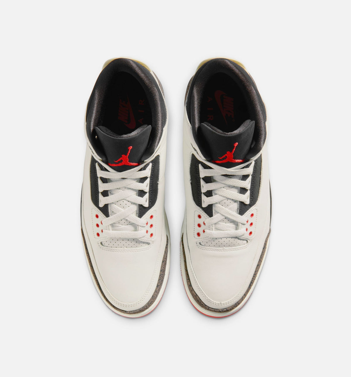 Air Jordan 3 Retro Sail & University Red Men's Lifestyle Shoe