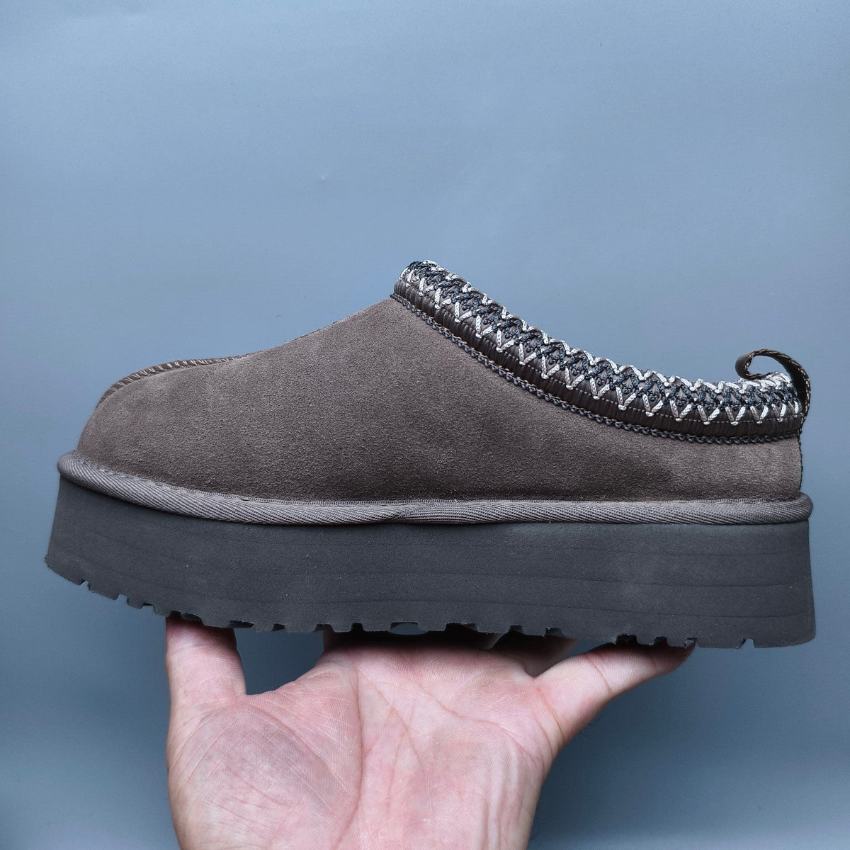 Walnut Ethnic Style Chunky Sole Casual Sneakers — New Arrival | In Stock