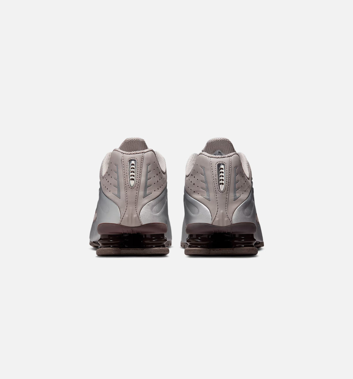 Shox R4 Men's Lifestyle Shoes - Cave Stone / College Grey / Baroque Brown