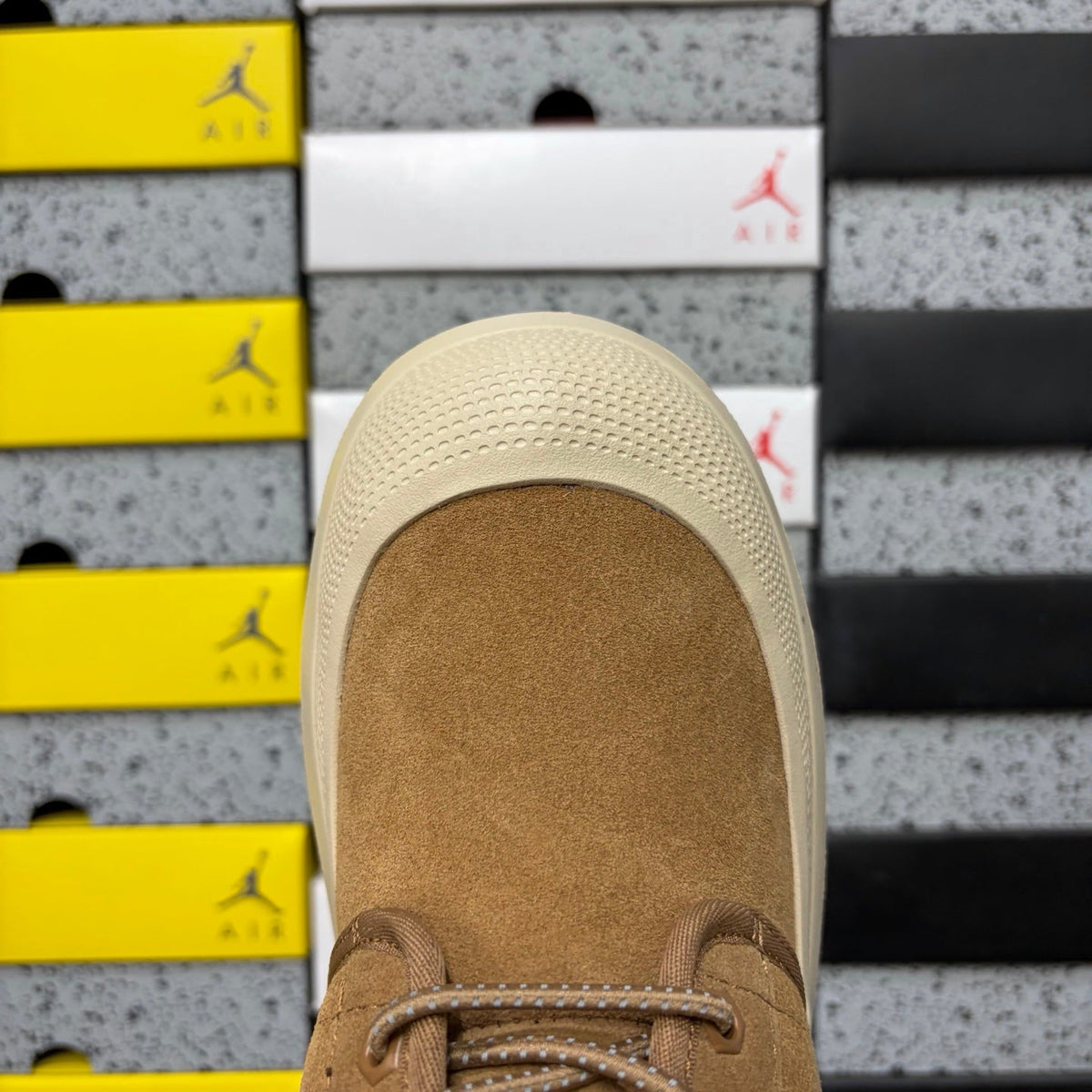 UGG Neumel Weather Hybrid Men's Chukka Boot – Waterproof Suede Boot with UGGplush Lining, Lace-Up Closure & Cream Chunky Platform Outsole in Chestnut