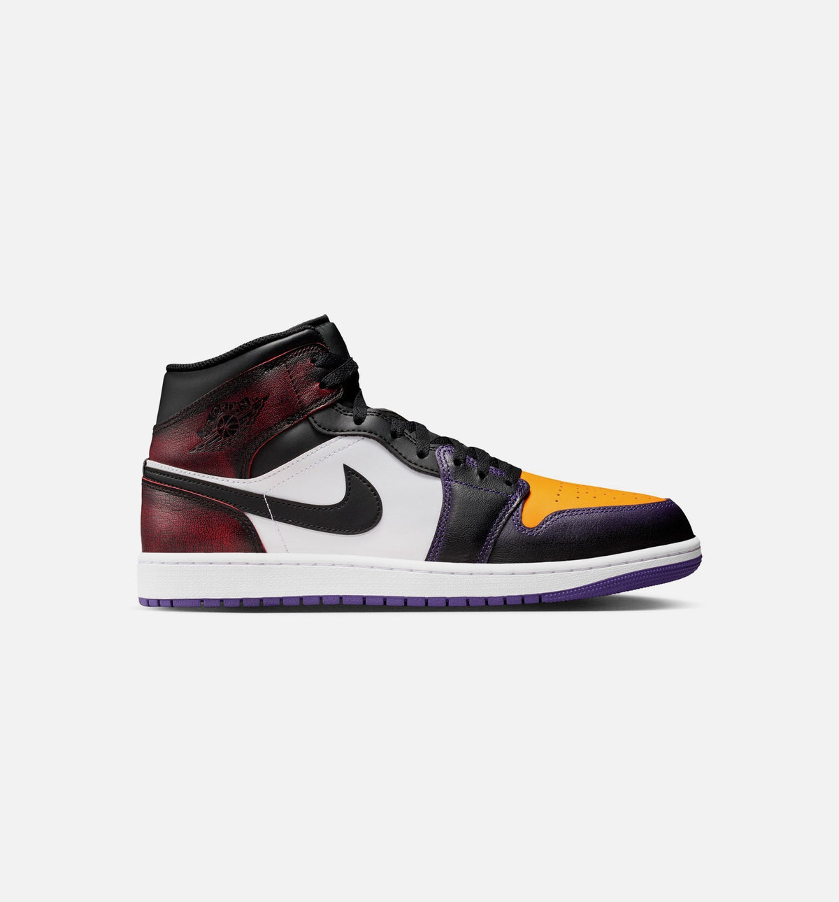 Air Jordan 1 Mid SE Men's – True Red/White/Court Purple/Black
