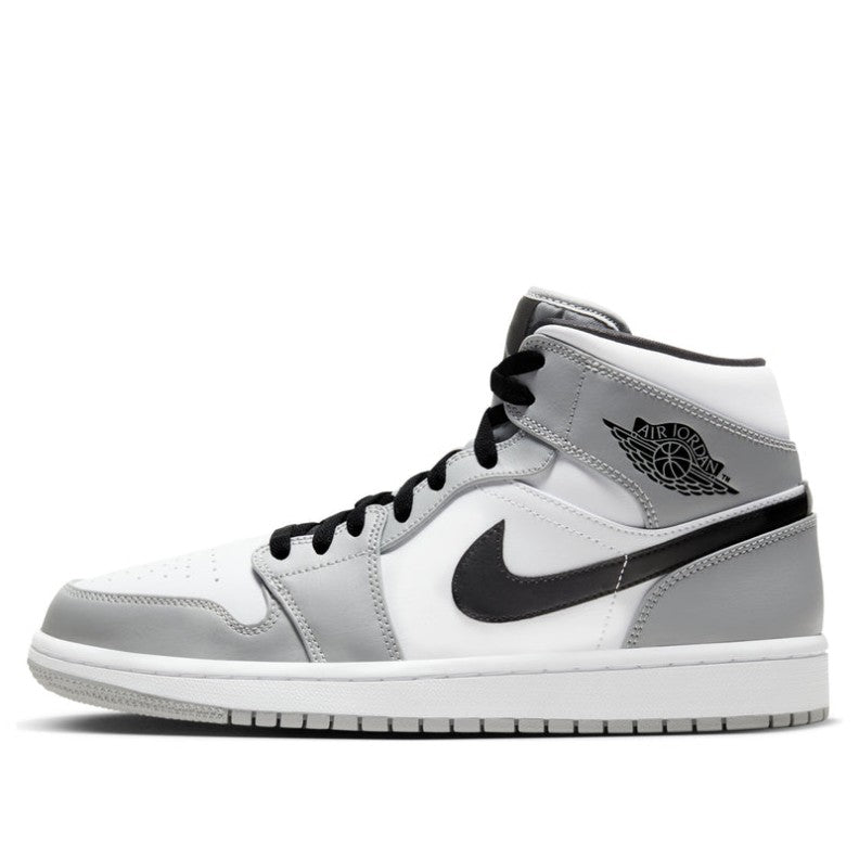 Air Jordan 1 Mid Smoke Grey Sneakers | 554724-092