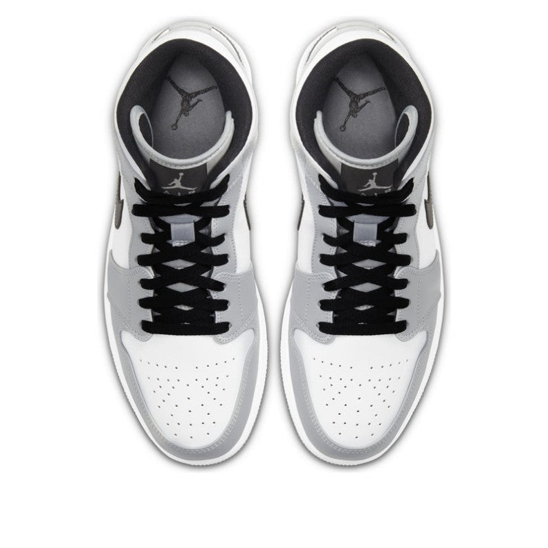 Air Jordan 1 Mid Smoke Grey Sneakers | 554724-092