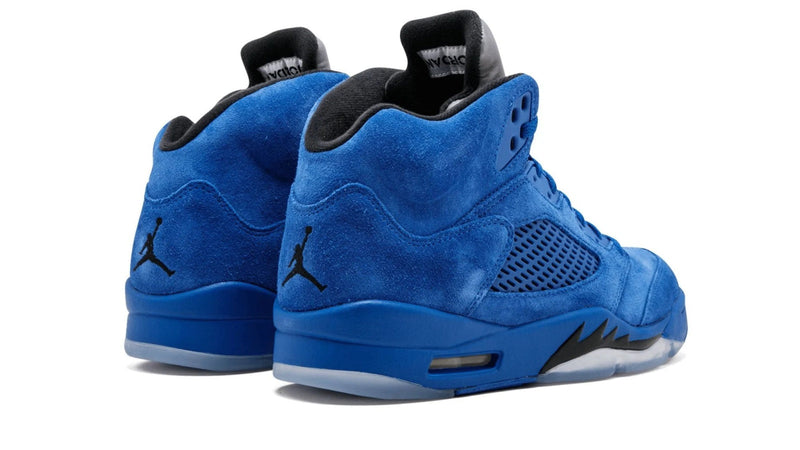 Air Jordan 5 Retro 'Blue Suede' – University Blue Suede AJ5 with 3M Tongue & Icy Clear Sole