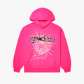 Sp5der PINK V2 Hoodie Pink