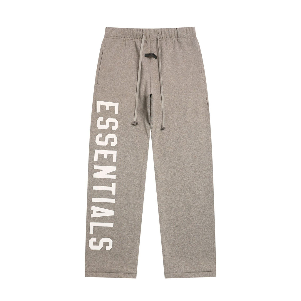 Fear Of God Essentials Flocked Big Logo Fleece Sweat Pants Streetwear