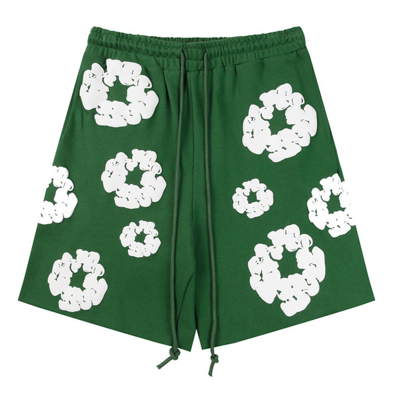 Denim Tears The Cotton Wreath Shorts Green