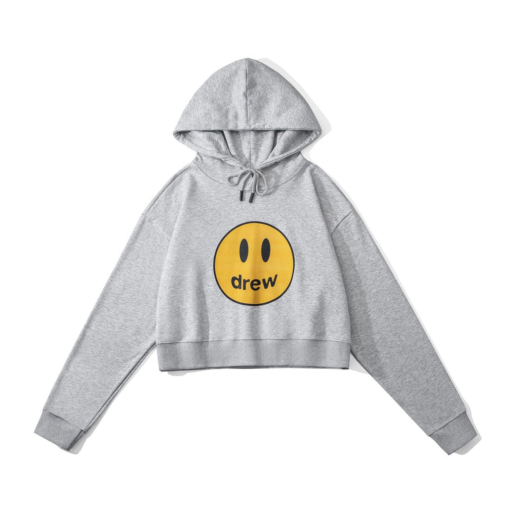 Drew House Hoodie Classic Logo Short Hoodie For Girls