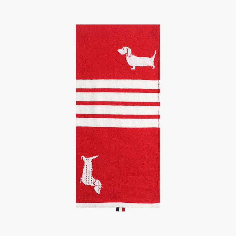 Unisex Puppy Wool Scarf