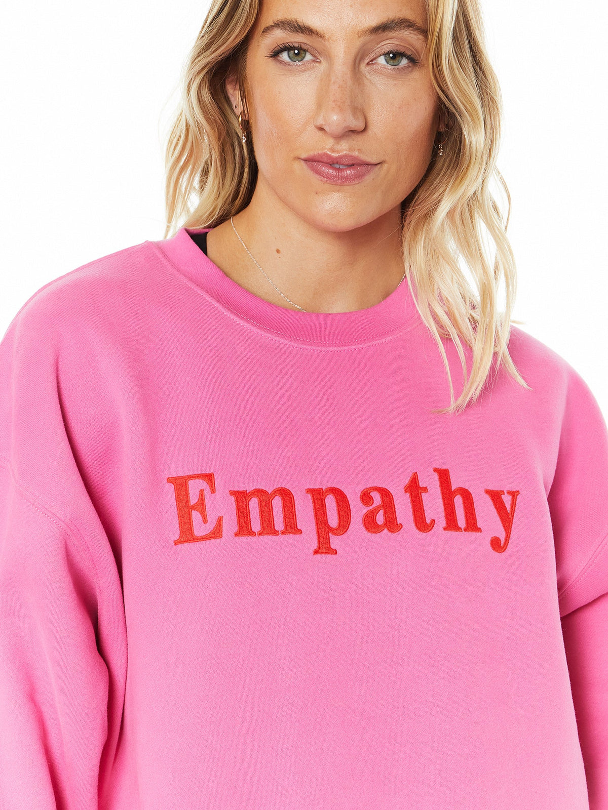 EMPATHY ALWAYS PINK CREWNECK