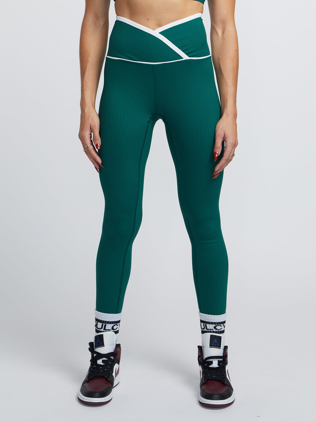 Ribbed 2-Tone Veronica Legging