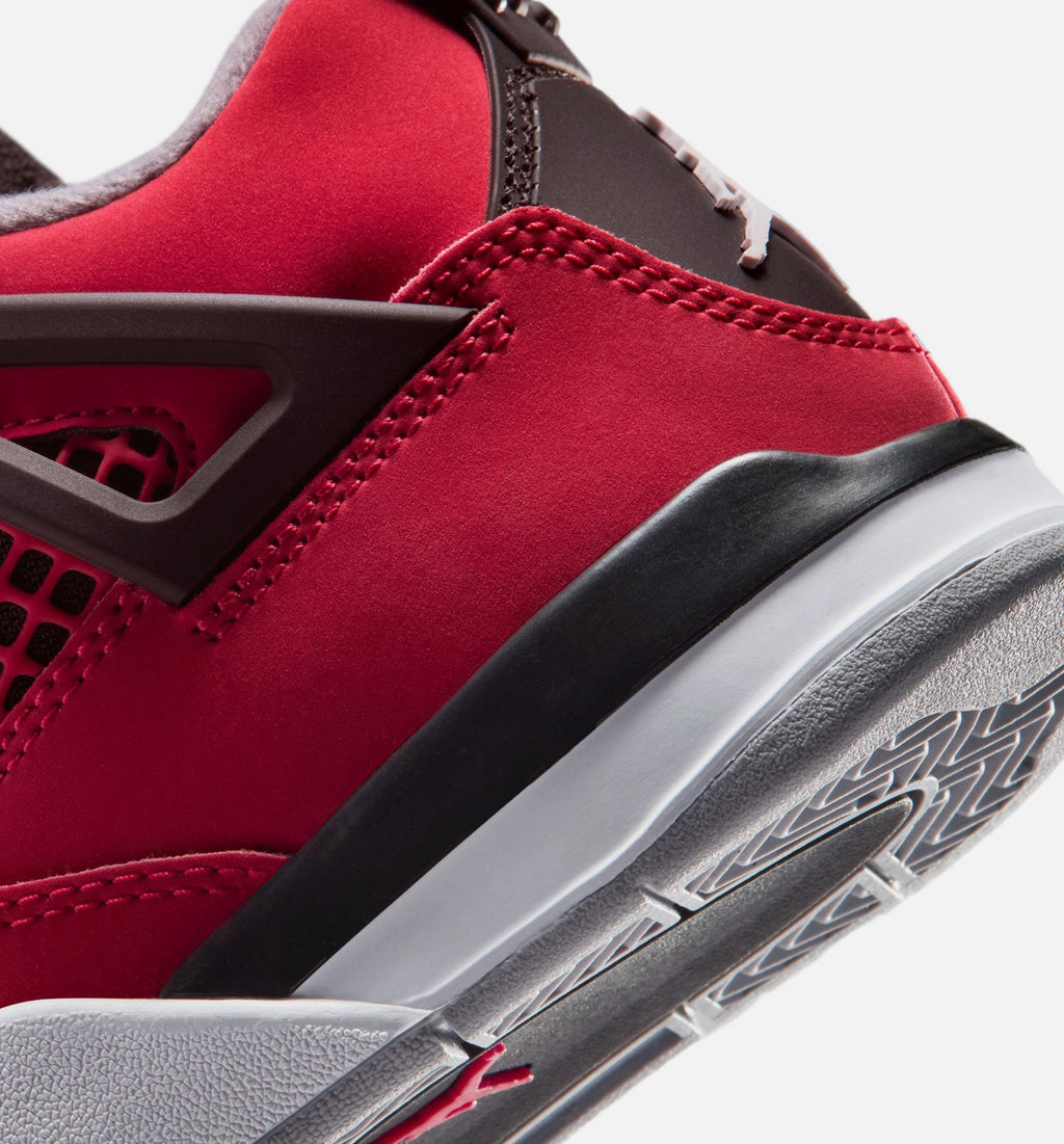 Air Jordan 4 Retro “Toro Bravo” Preschool Lifestyle Shoes (PS)