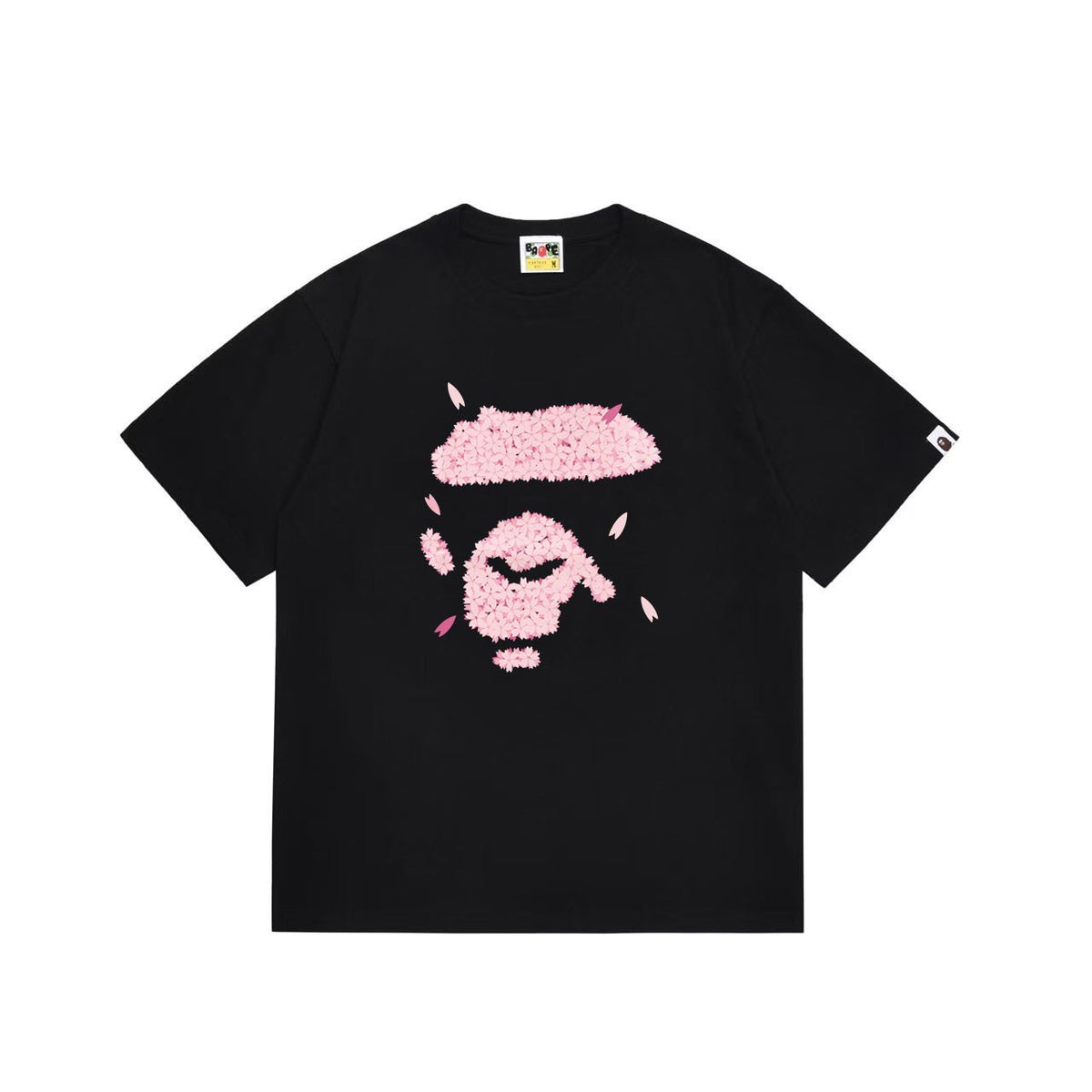 BAPE Pink Ape-Head Graphic T-Shirt